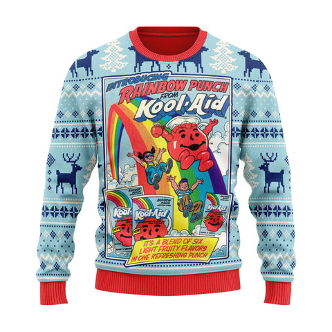Kool Aid Ugly Christmas Sweater For Men & Women Christmas Gift Sweater PT2034