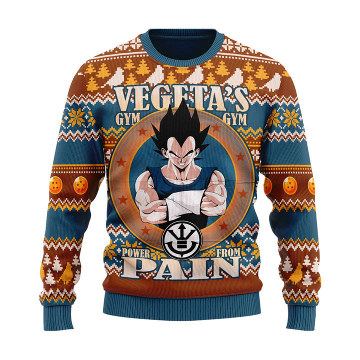 Vegeta ugly christmas top sweater