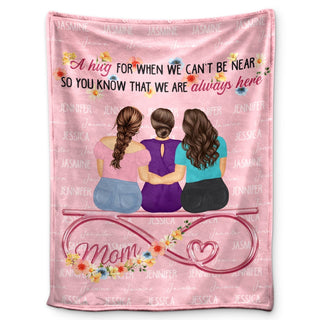 We Are Always Here - Gift For Mother - Personalized Fleece Blanket