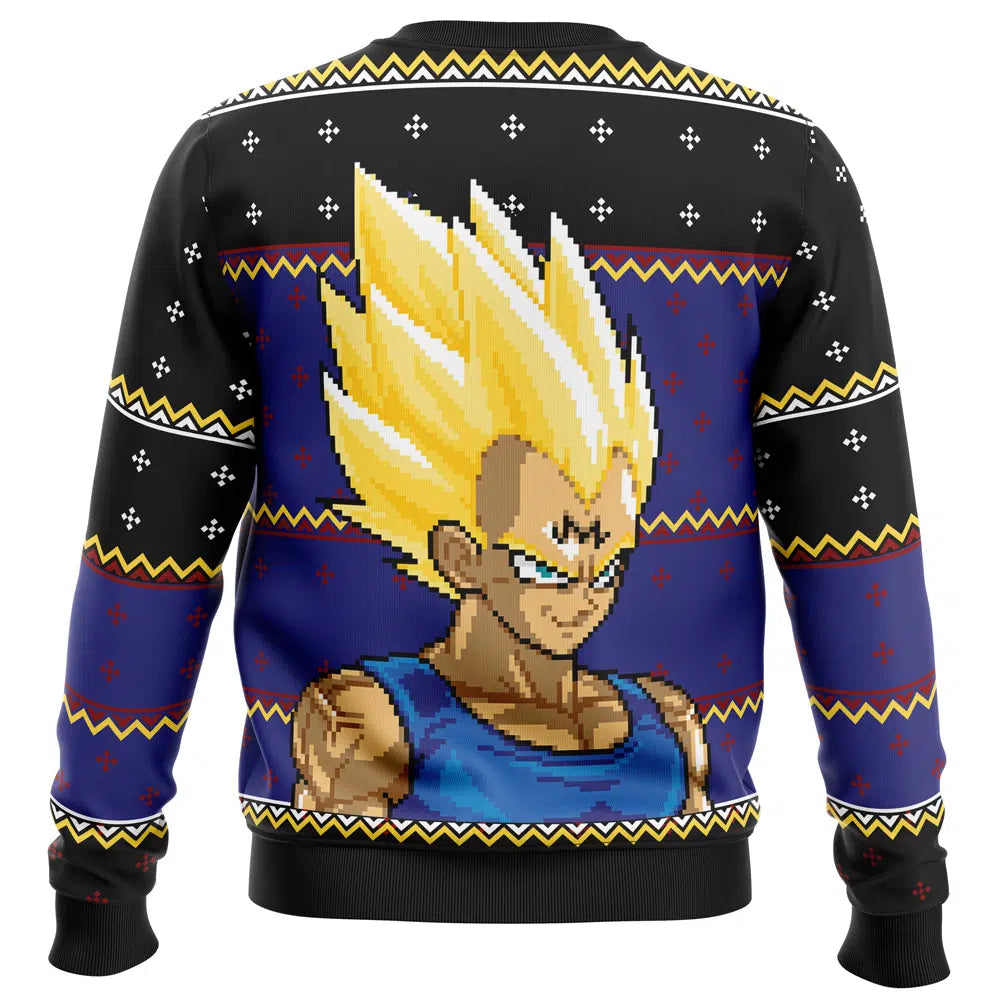 Majin Vegeta Dragon Ball Z Ugly Christmas Sweater