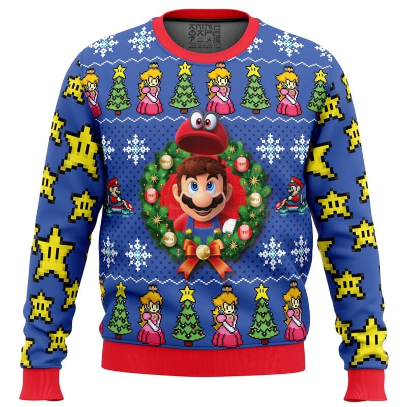 Super Mario Odyssey Ugly Christmas Sweater