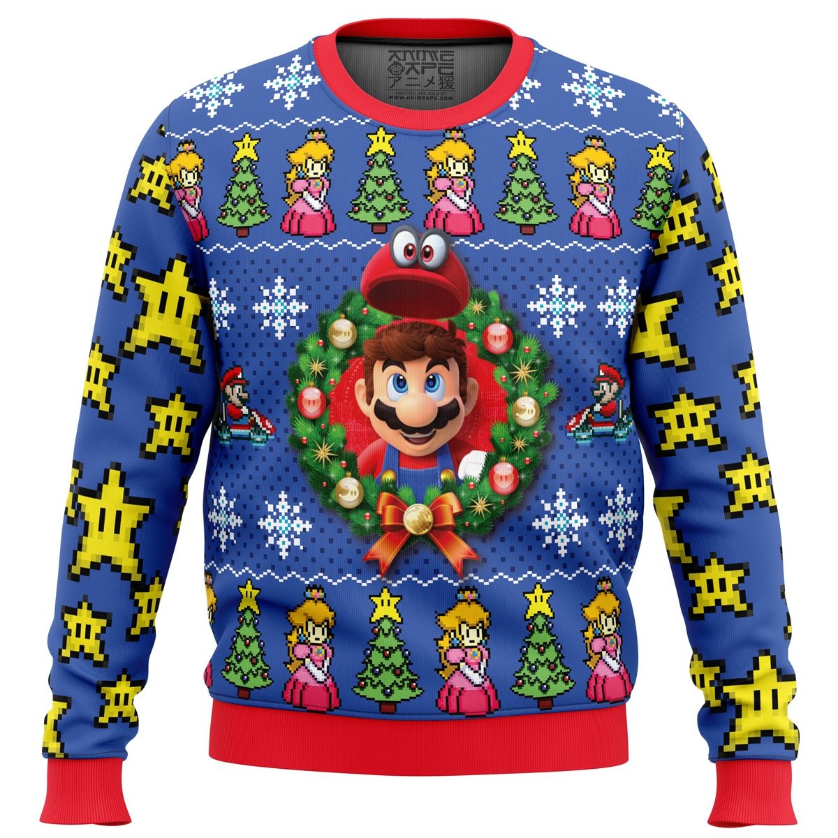 Super Mario Odyssey Ugly Christmas Sweater