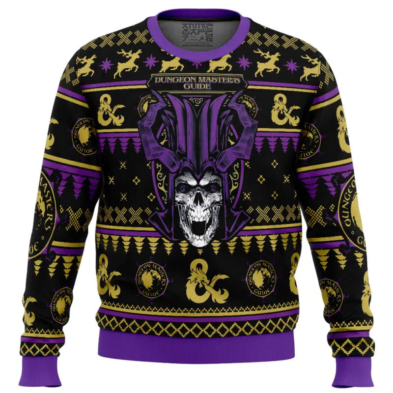 Master's Guide Dungeons and Dragons Ugly Christmas Sweater