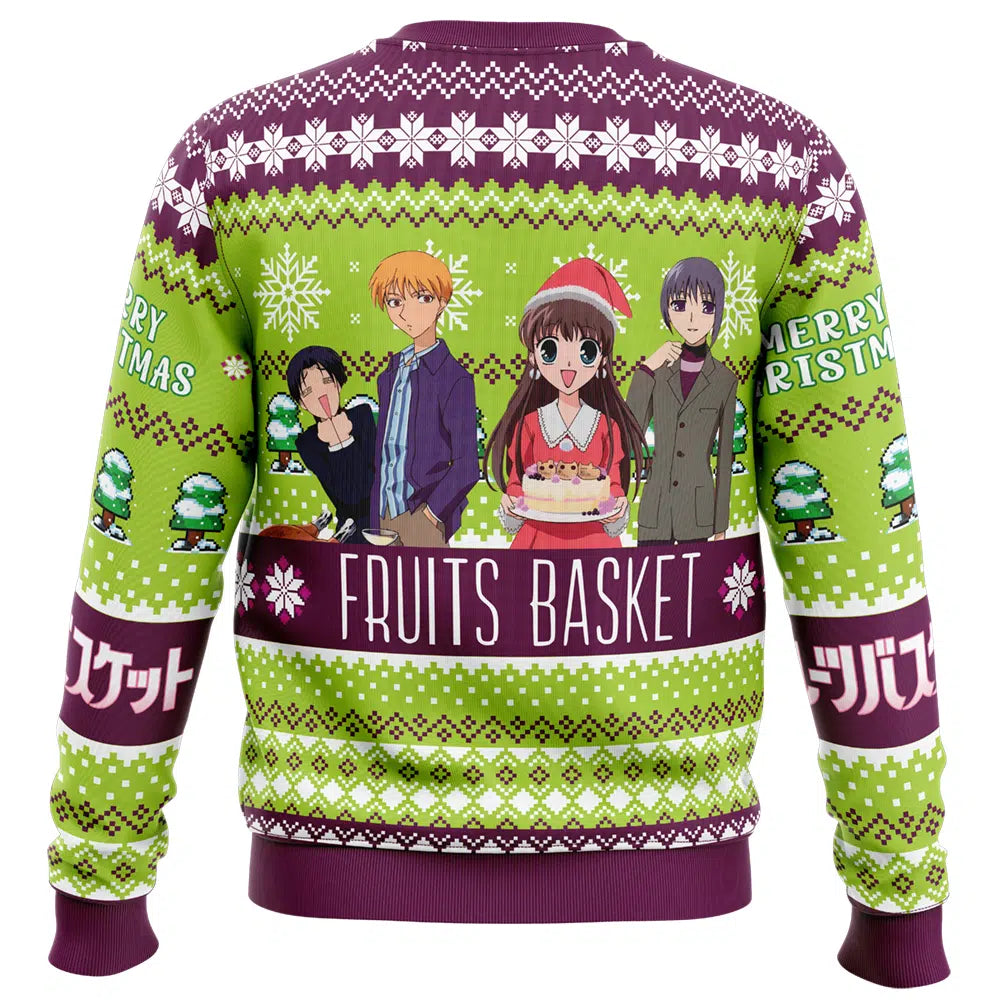 Merry Christmas Fruits Basket Ugly Christmas Sweater