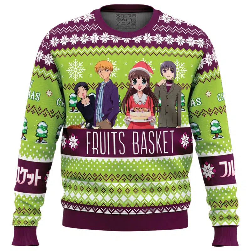 Merry Christmas Fruits Basket Ugly Christmas Sweater