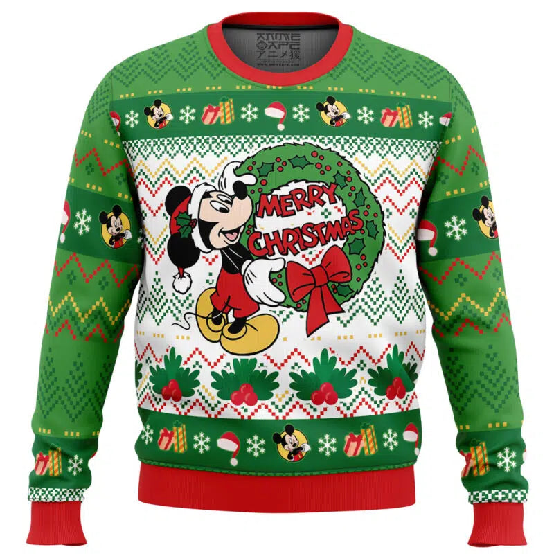 Merry Christmas Mickey Mouse Ugly Christmas Sweater