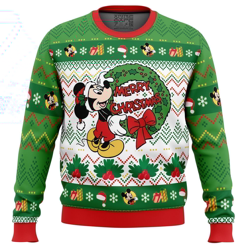 Merry Christmas Mickey Mouse Ugly Christmas Sweater