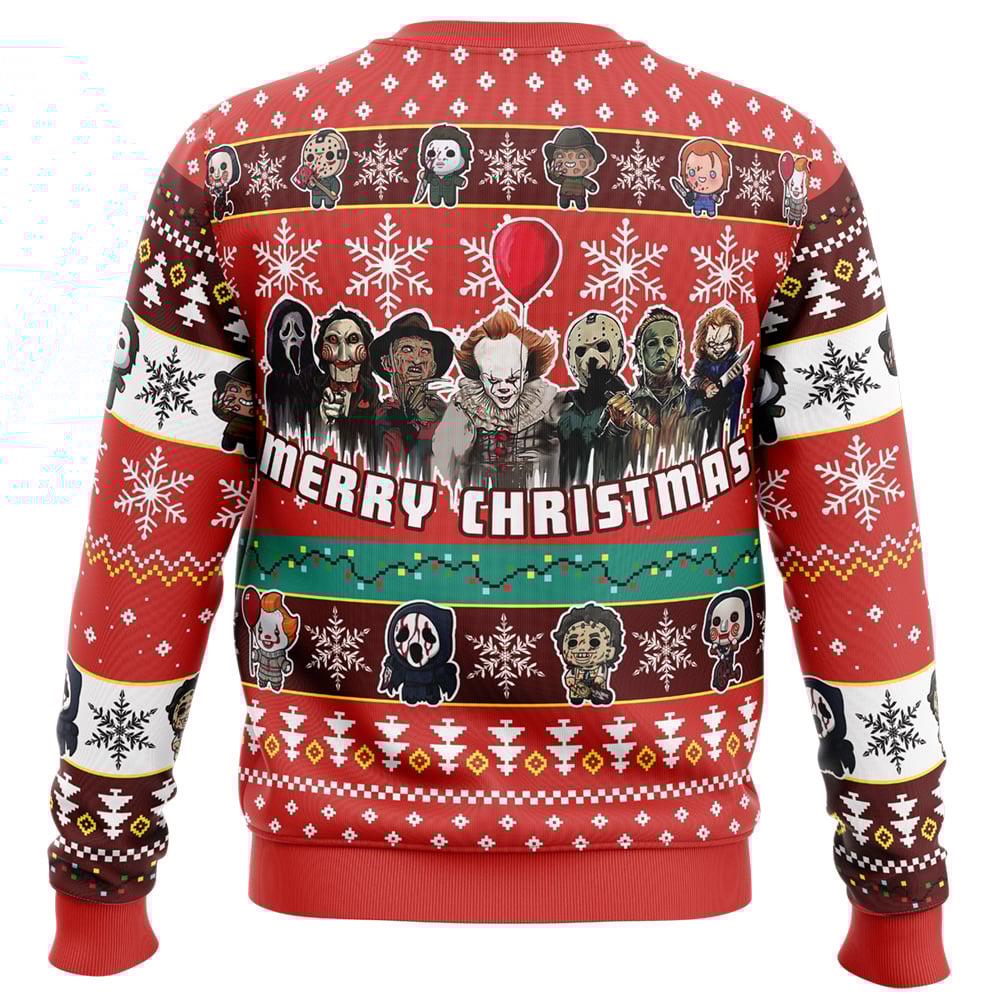 Merry Christmas Nightmares of Halloween Ugly Christmas Sweater