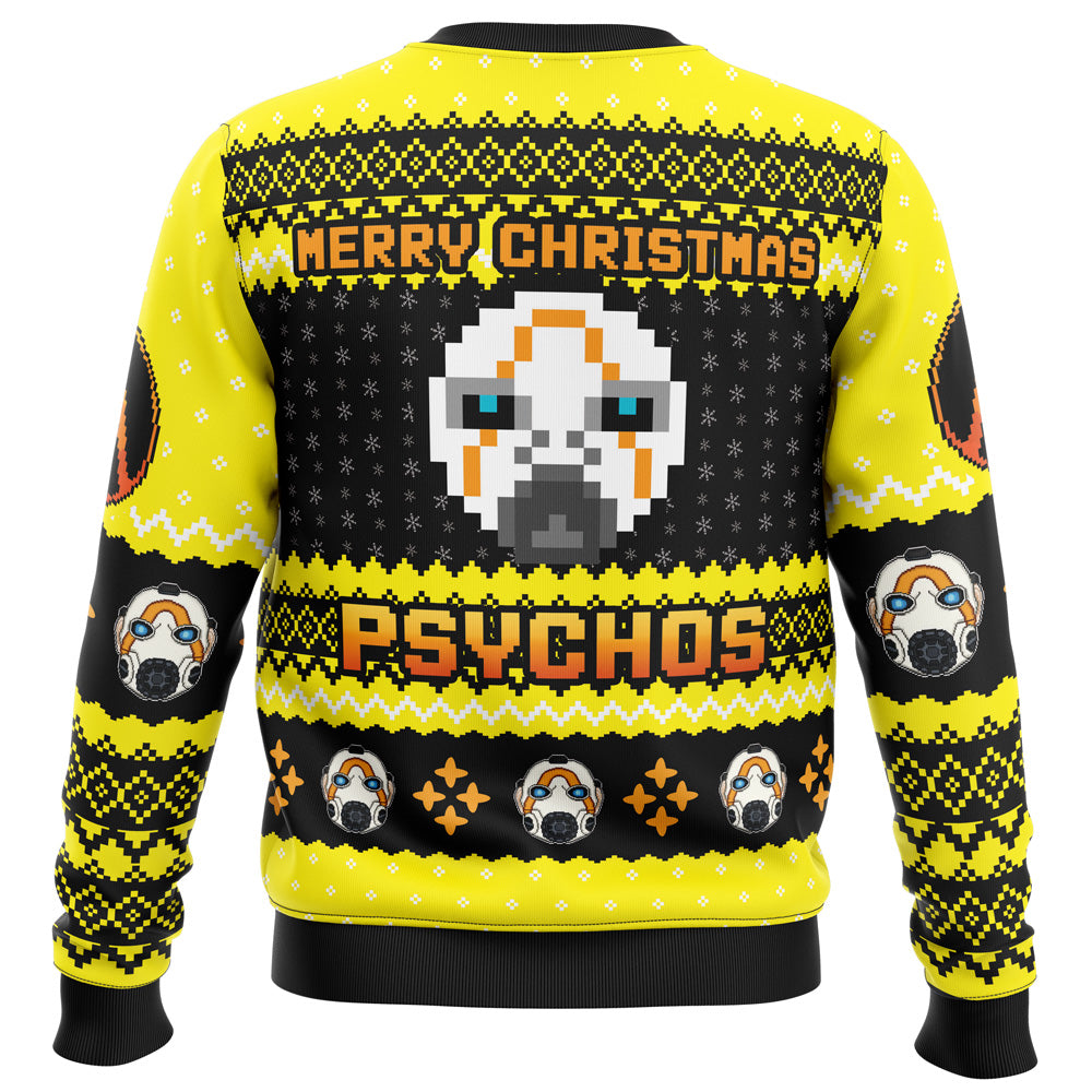 Merry Christmas Psychos Borderlands Ugly Christmas Sweater