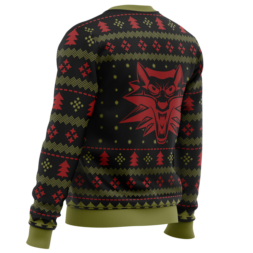 Merry Christmas and Toss a Coin The Witcher Ugly Christmas Sweater