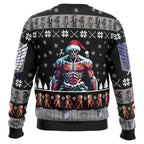 Merry Colossal Christmas Attack On Titan Ugly Christmas Sweater