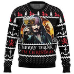 Merry Drunk I'm Christmas Pirates of the Caribbean Ugly Christmas Sweater