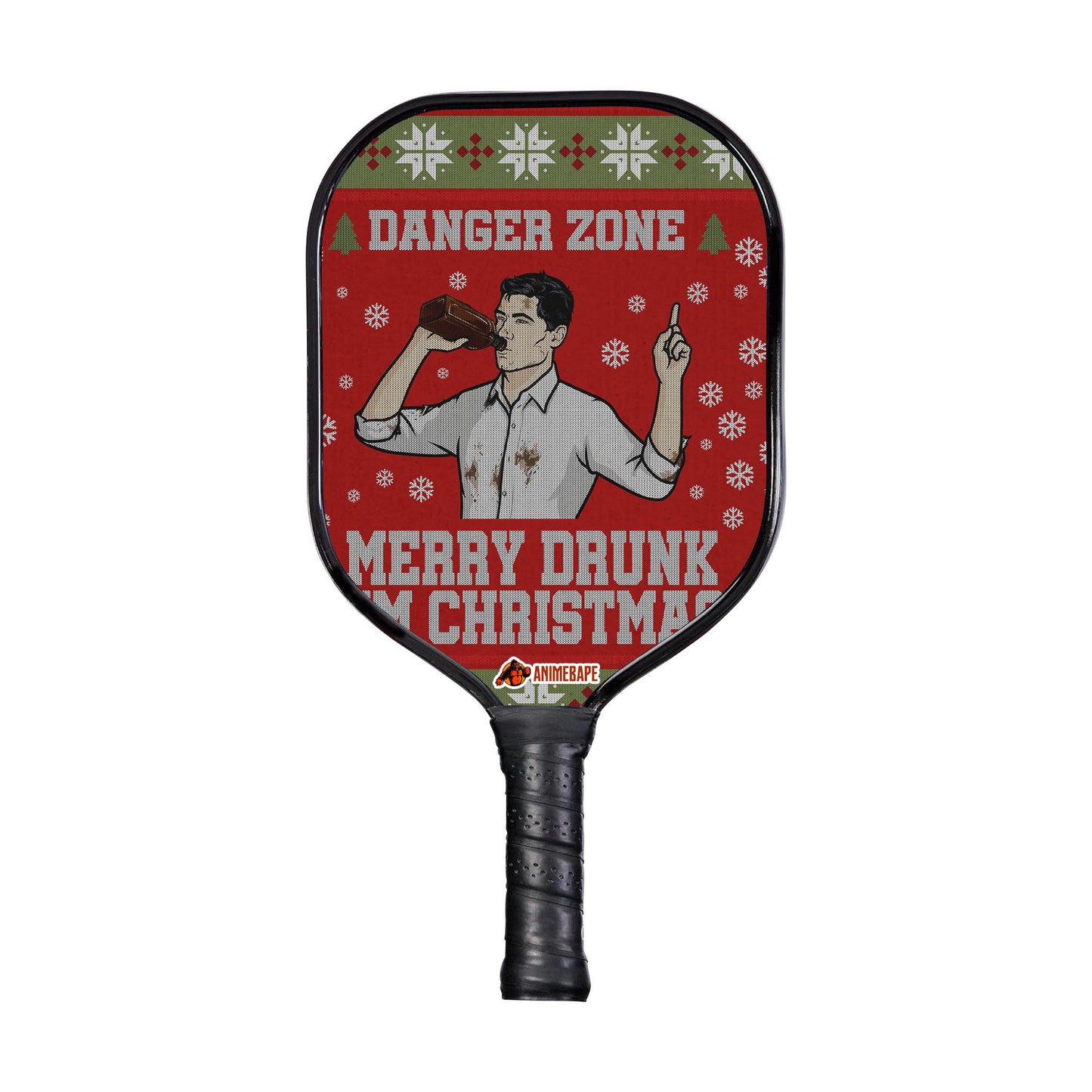 Custom Merry Drunk I’m Christmas Sterling Archer Pickleball Paddle