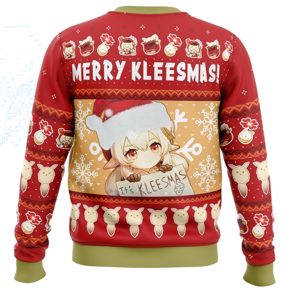 Merry Kleesmas Klee Genshin Impact Ugly Christmas Sweater