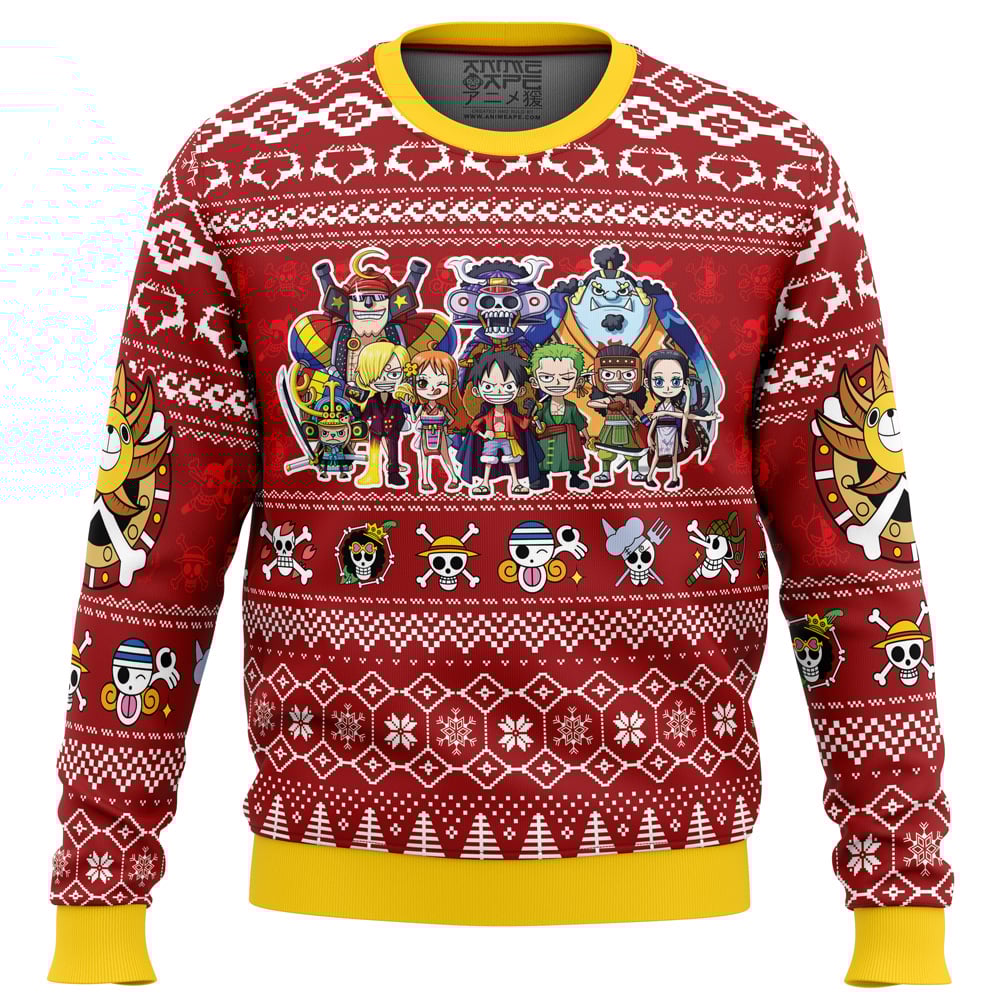 Merry Mugiwara Pirates One Piece Ugly Christmas Sweater