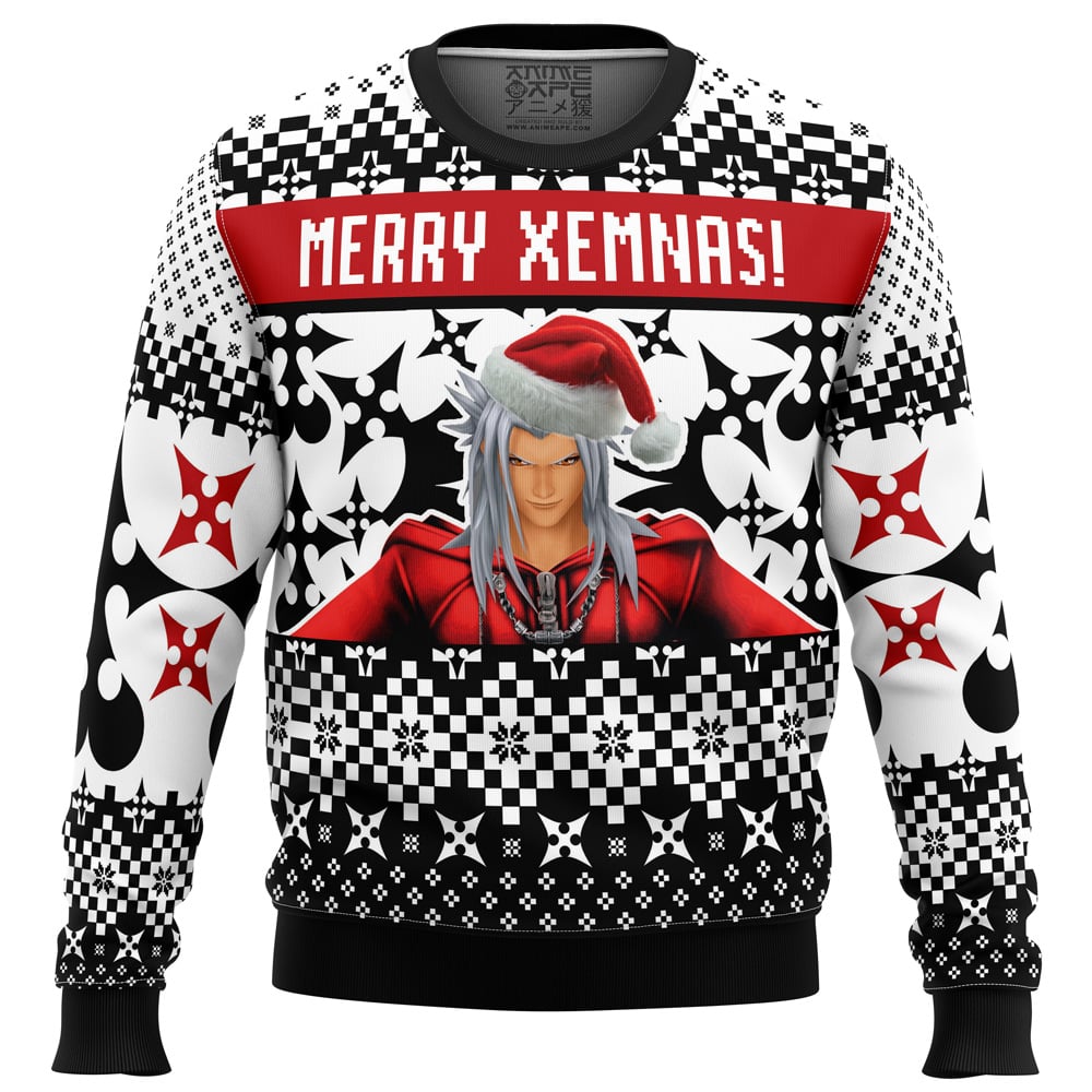 Merry Xemnas Kingdom Hearts Ugly Christmas Sweater
