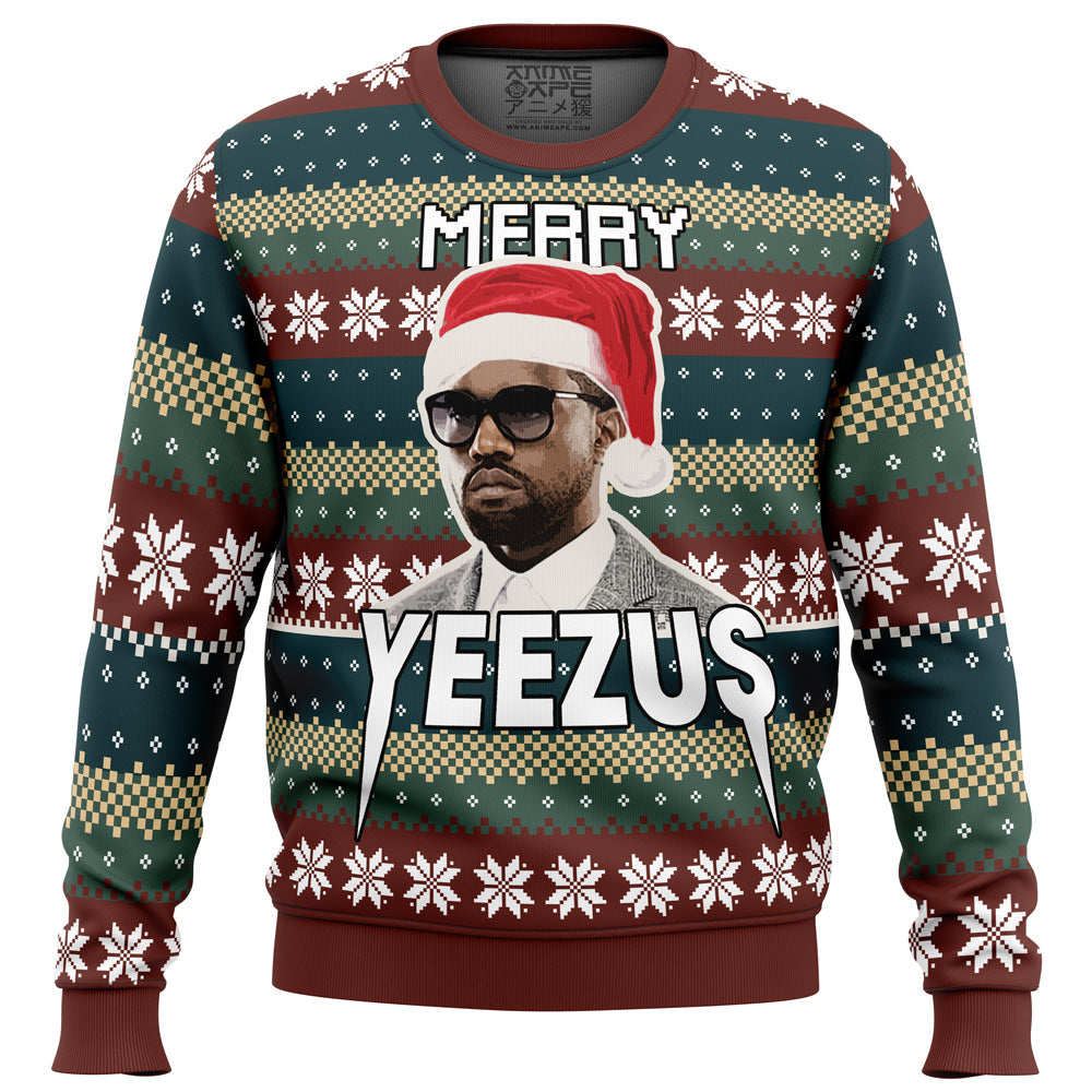 Merry Yeezus Kanye West Ugly Christmas Sweater