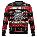 Missing You At Christmas Stormtrooper Star Wars Ugly Christmas Sweater