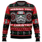 Missing You At Christmas Stormtrooper Star Wars Ugly Christmas Sweater