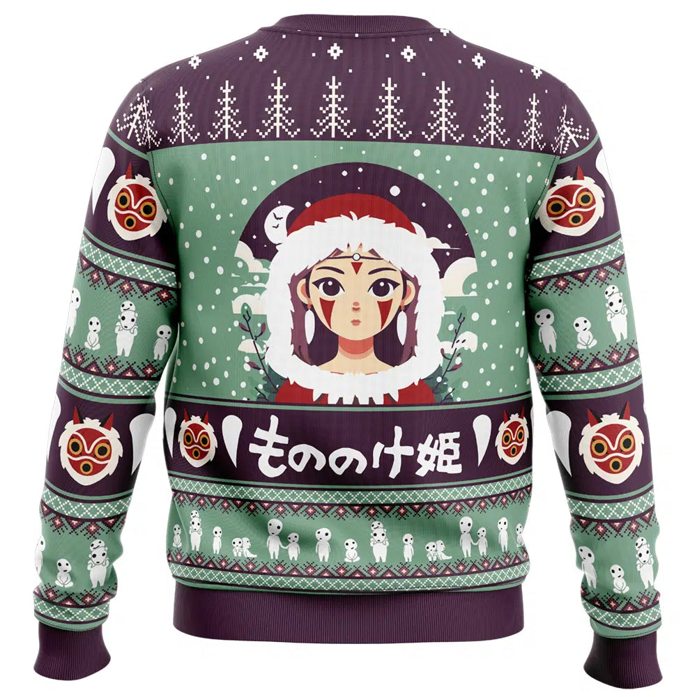 Mononoke Hime Princess Mononoke Ugly Christmas Sweater