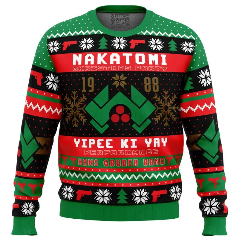 Nakatomi Christmas Party 1988 Die Hard Ugly Christmas Sweater