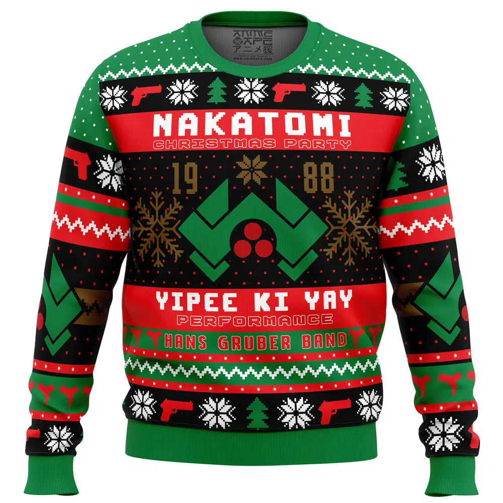 Nakatomi Christmas Party 1988 Die Hard Ugly Christmas Sweater