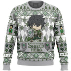 Naofumi Iwatani The Rising of the Shield Hero Ugly Christmas Sweater