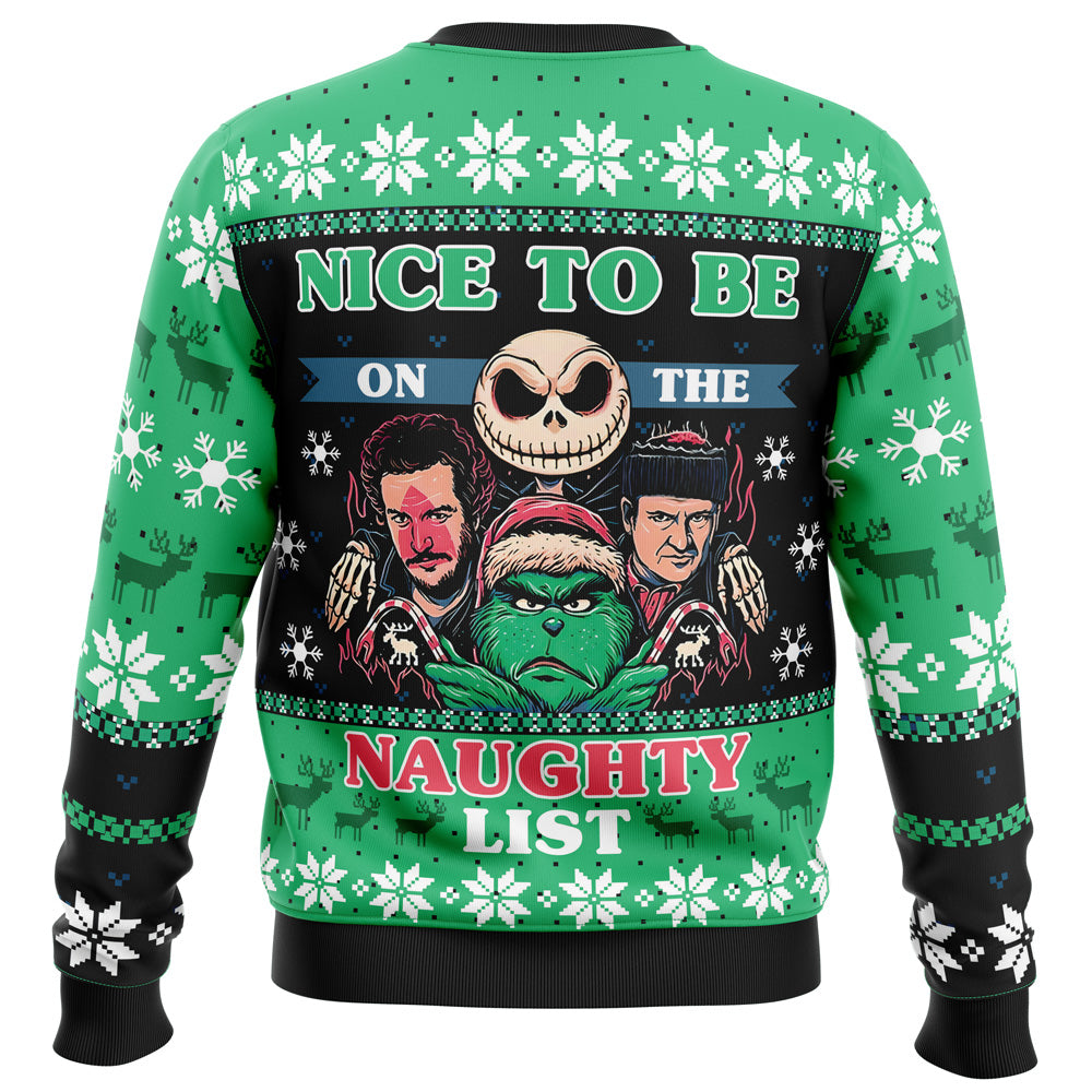 Naughty List Club Ugly Christmas Sweater