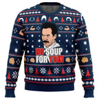 No Soup For You Seinfeld Ugly Christmas Sweater
