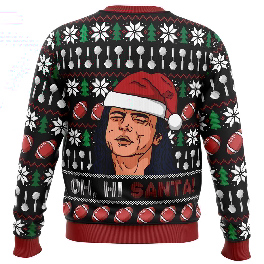 Oh, Hi Santa The Room Ugly Christmas Sweater