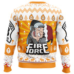 Oh No, Not That Anything But Christmas Fire Force Ugly Christmas Sweater