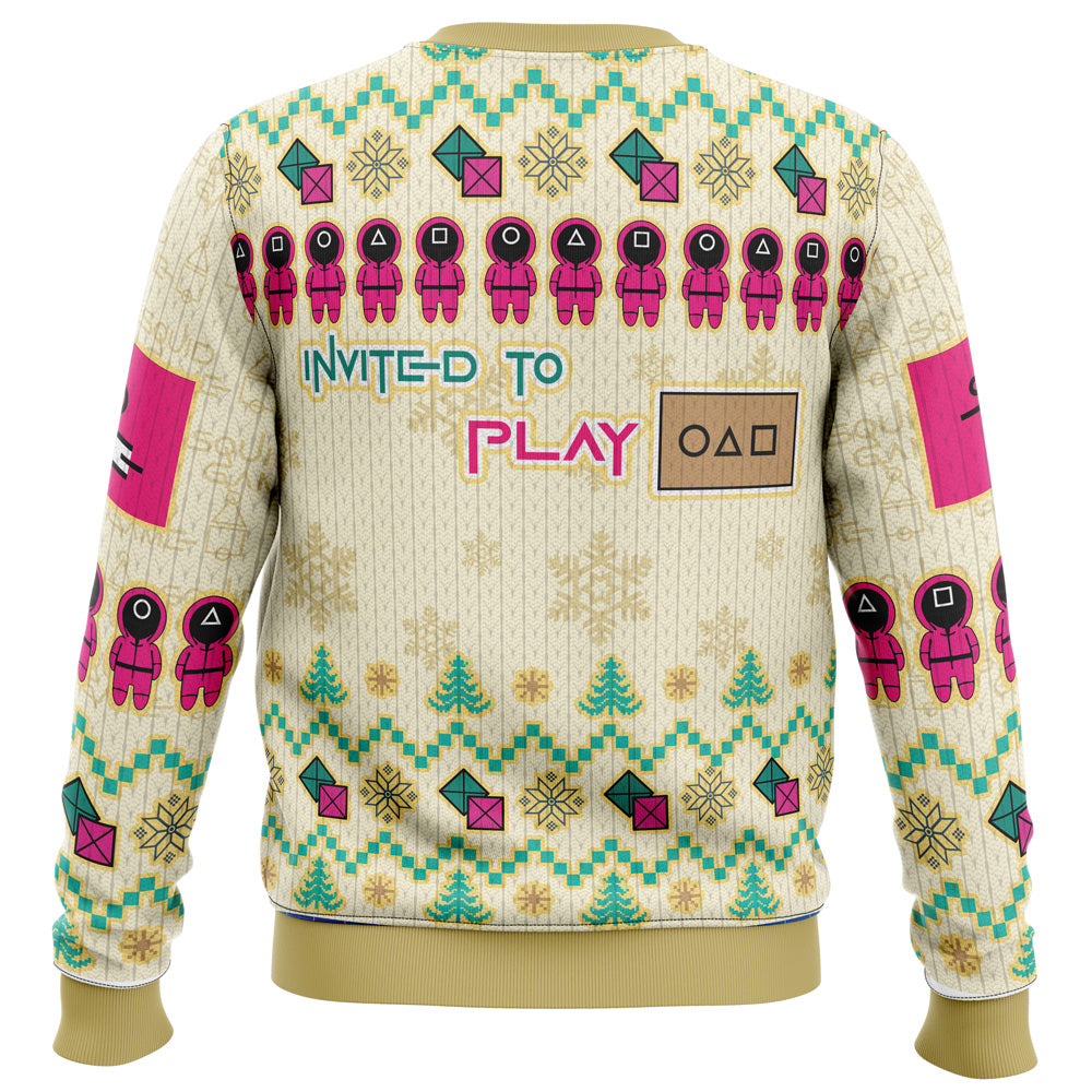 On the First Day of Christmas Squid Game Christmas Sweater