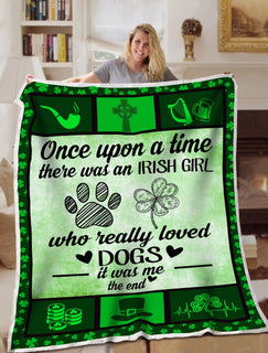 Once Upon A Time Irish Girl Blanket Sofa Bed Throws Lightweight Cozy Bed Blanket For All Season Irish Gift