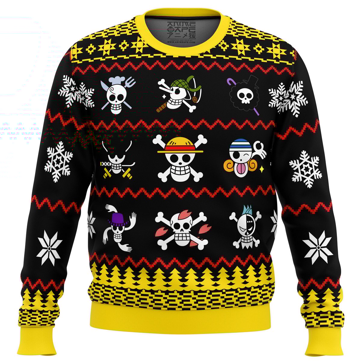 One Piece One Piece Flags Ugly Christmas Sweater