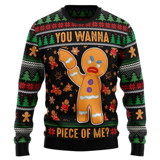 You Wanna Piece Of Me Ugly Christmas Sweater For Men & Women Christmas Gift Sweater US1481