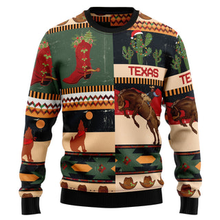 Texas Christmas Ugly Christmas Sweater For Men & Women Christmas Gift Sweater US2177