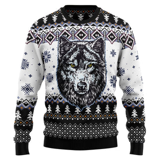 Awesome Wolf Ugly Christmas Sweater For Men & Women Christmas Gift Sweater US3167