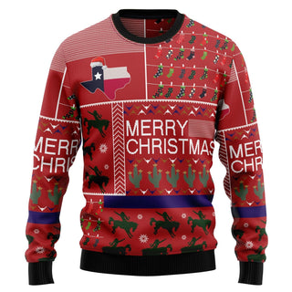 Texas Merry Christmas Ugly Christmas Sweater For Men & Women Christmas Gift Sweater US3208