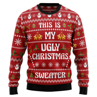 This Is My Ugly Sweater Ugly Christmas Sweater For Men & Women Christmas Gift Sweater US1198