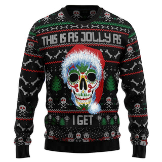 Sugar Skull Christmas Ugly Christmas Sweater For Men & Women Christmas Gift Sweater US3334