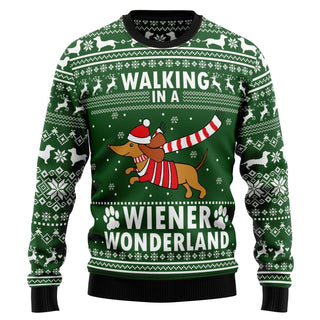 Walking in Wonderland Ugly Christmas Sweater For Men & Women Christmas Gift Sweater US3206