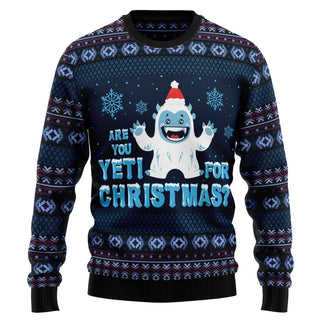 Are You Yeti For Christmas Ugly Christmas Sweater For Men & Women Christmas Gift Sweater US3574