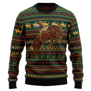 Amazing Cowboy  Ugly Christmas Sweater For Men & Women Christmas Gift Sweater US2955