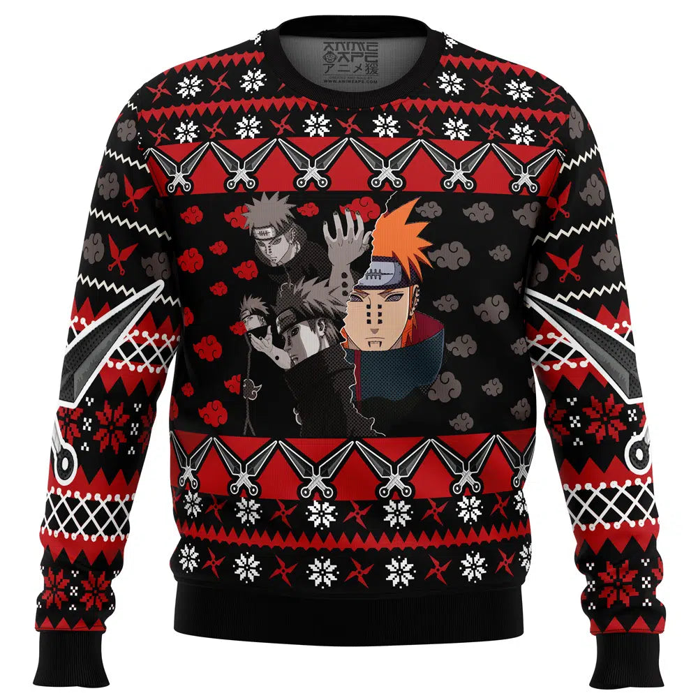 Pain Nagato Shippuden Ugly Christmas Sweater