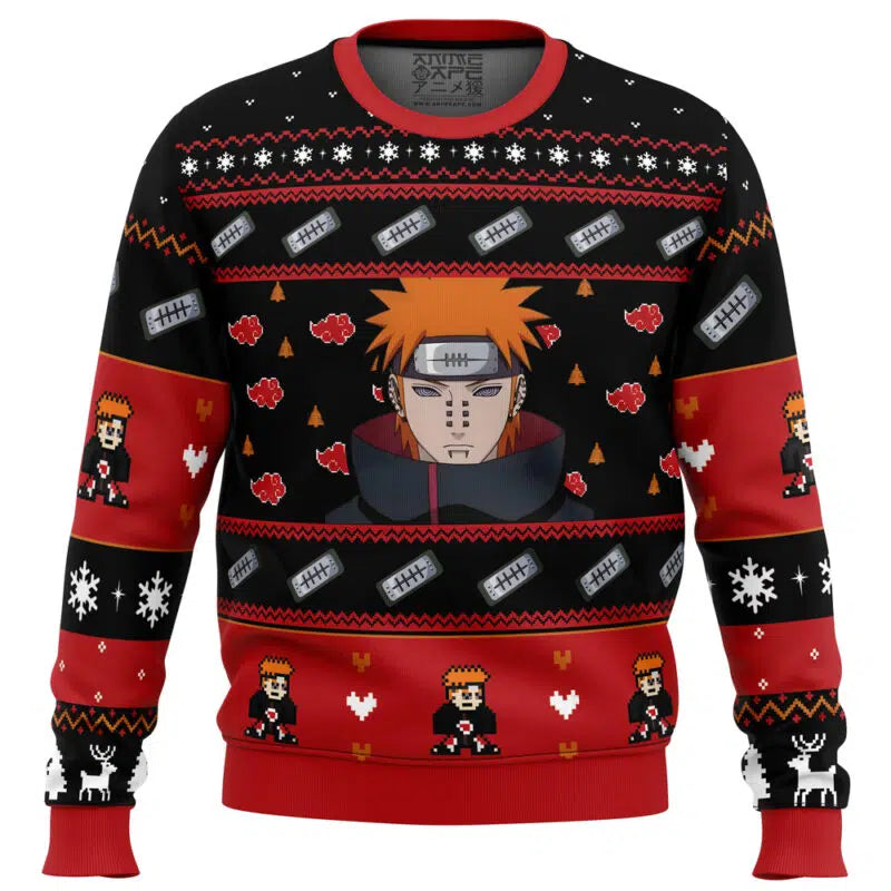 Pain Those Who Do Not Know Akatsuki Shippuden Ugly Christmas Sweater