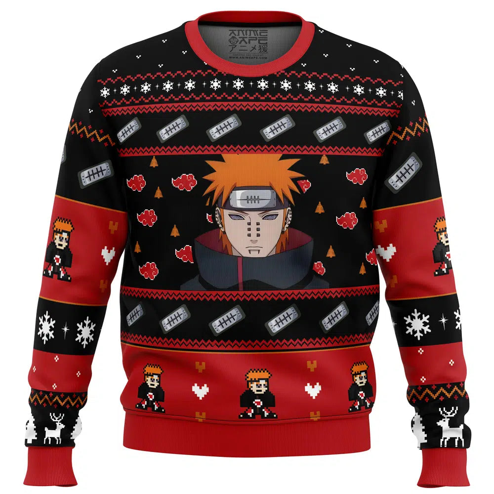 Pain Those Who Do Not Know Akatsuki Shippuden Ugly Christmas Sweater