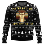 Pitter Patter Let's Get At'er Letterkenny Ugly Christmas Sweater
