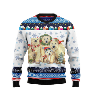 Bears Christmas Ugly Christmas Sweater For Men & Women Christmas Gift Sweater US1271