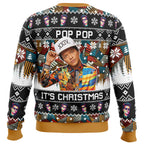 Pop Pop It's Christmas Bruno Mars Ugly Christmas Sweater