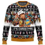 Pop Pop It's Christmas Bruno Mars Ugly Christmas Sweater